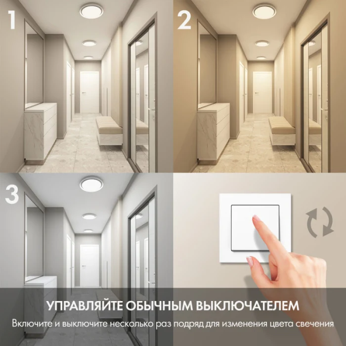 Потолочный светильник Denkirs Cany DK6515-WH