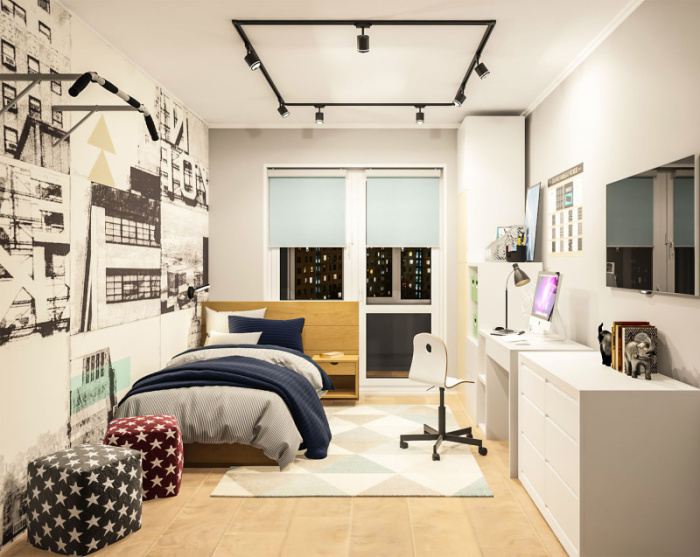 Светильник на шине Denkirs SOLID Ribe DK6401-BK