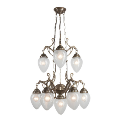 Подвесная люстра Berliner Messinglampen D232-123blB