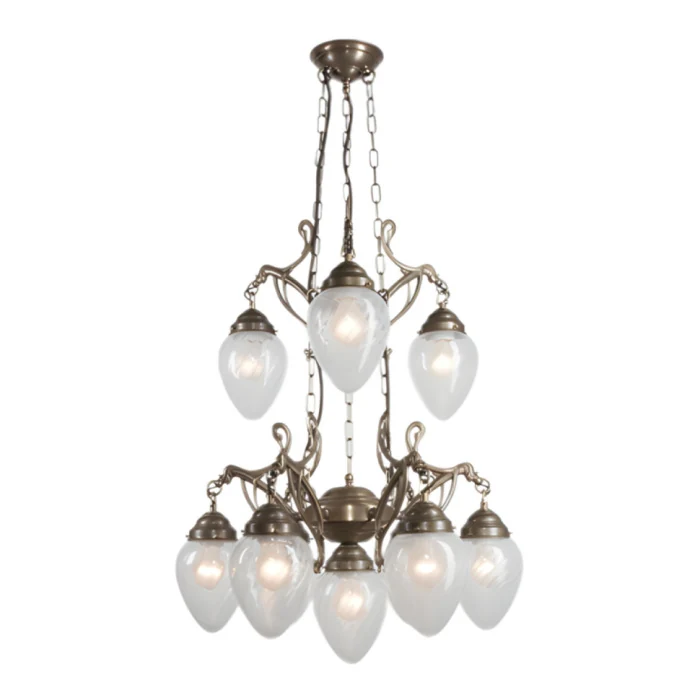 Подвесная люстра Berliner Messinglampen D232-123blB