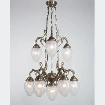 Подвесная люстра Berliner Messinglampen D232-123blB