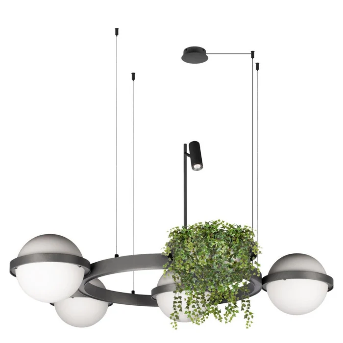 Подвесной светильник Loft it Jardin 10121/4 Dark grey
