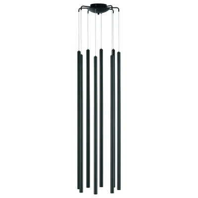 Подвесная люстра TUBO LED 40W 2560LM 25G ЧЕРНЫЙ 4000K Lightstar L8T747447