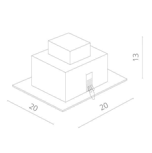 Встраиваемый светильник Arte Lamp Cardani A5935PL-1BK
