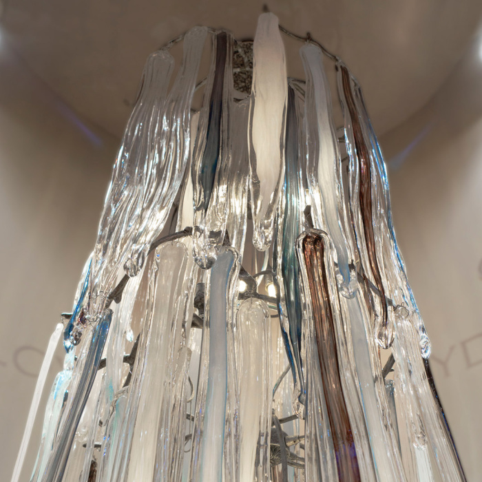 Люстра Cloyd SULAWESI C24 / выс. 260 см - серебро темн. (арт.11255)