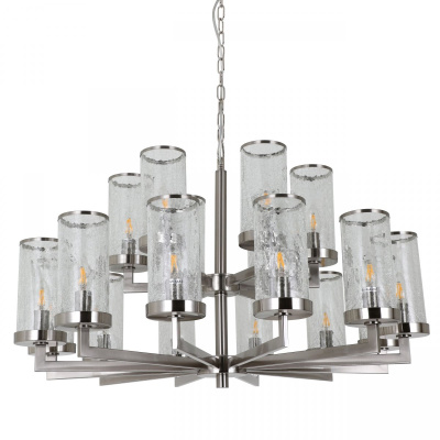 Люстра LIAISON TWO-TIER Chandelier 18 Silver ImperiumLoft