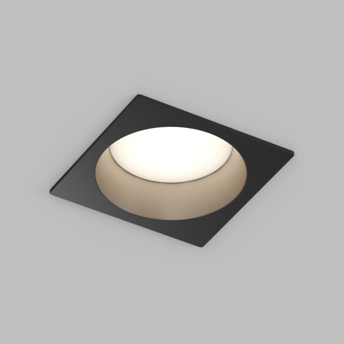 Точечный встраиваемый влагозащищенный светильник DEEP DK3104-BK