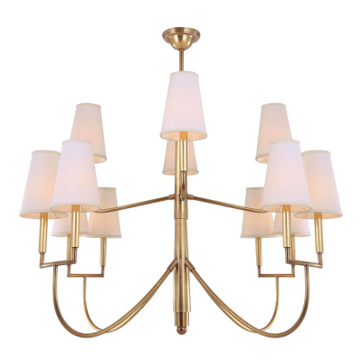 Люстра Cloyd POLLOCK C12 / Ø109 см - латунь (арт.10162)