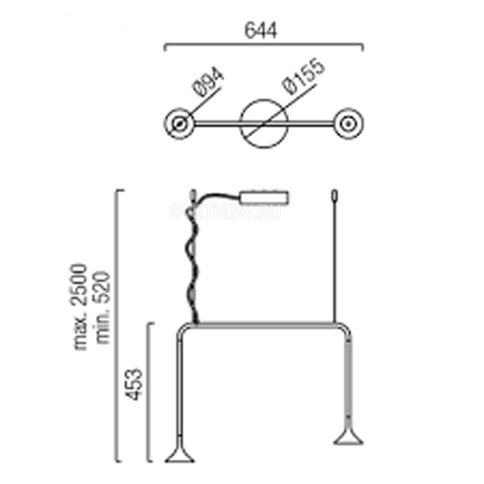 Люстра Leds C4 00-5286-21-21