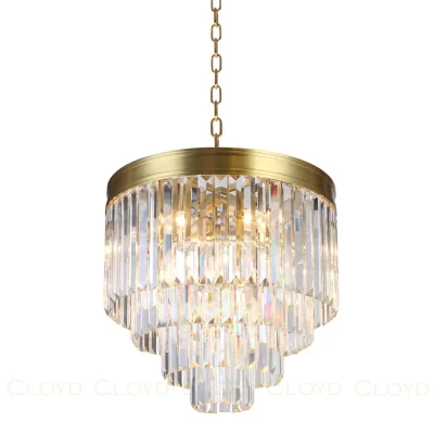 Люстра Cloyd JOHANN C9 / Ø45 см - латунь (арт.10963)