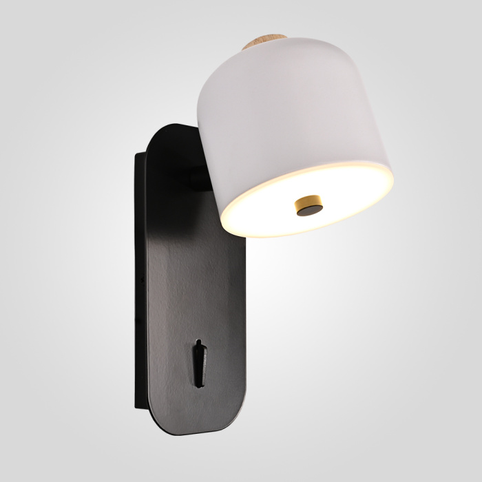Настенный светильник STILLE Бело-Черный ImperiumLoft