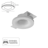 Точечный встраиваемый светильник Arte Lamp INVISIBLE A9282PL-1WH