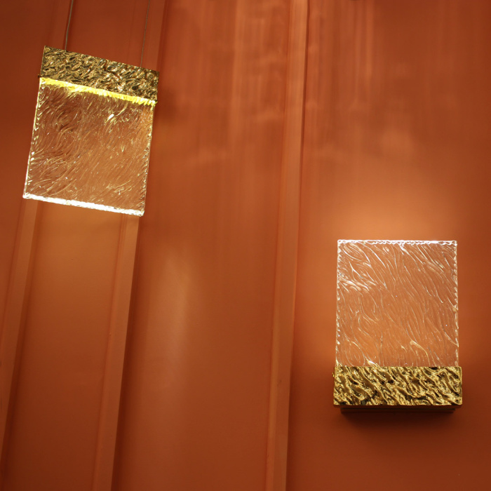 Подвесной светильник Cloyd ESCOBAR P1 / выс. 23 см - золото (арт.10681)