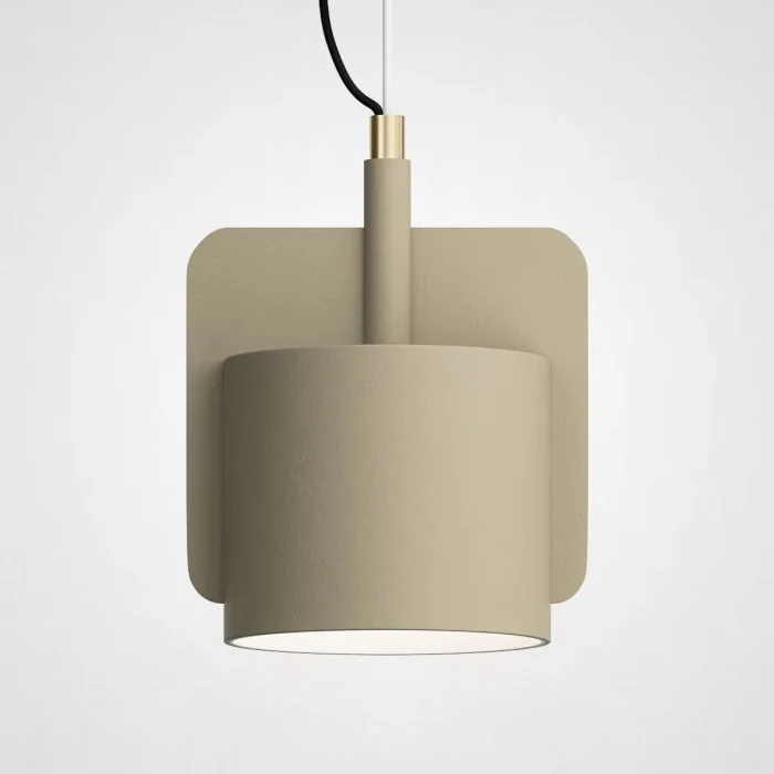 Подвесной бетонный светильник SKOVL C Песочный ImperiumLoft