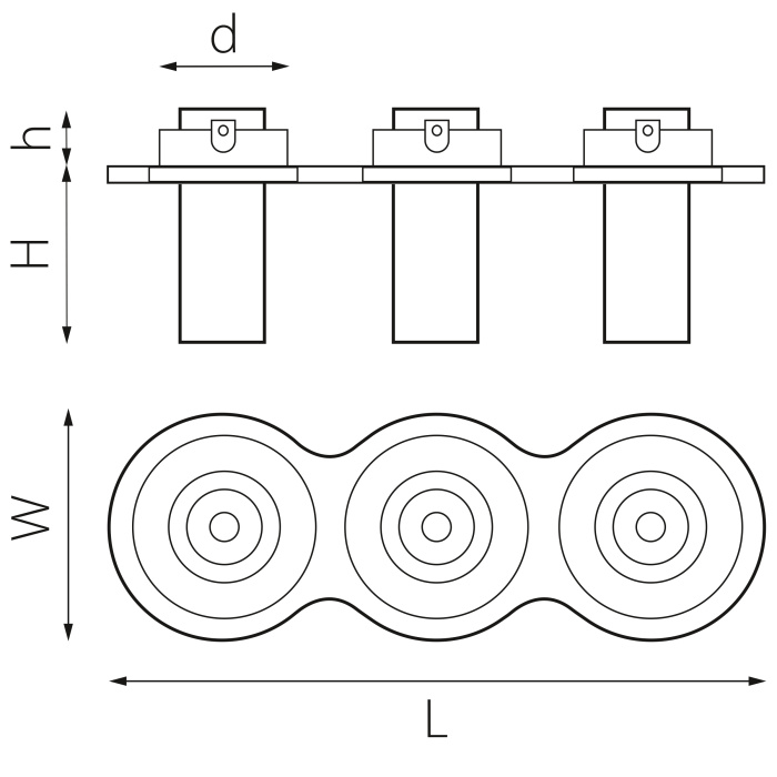 Комплект из светильника и рамки Intero Intero TUBO Lightstar i637274