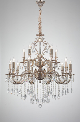 Люстра подвесная Lucia Tucci BARLETTA 1730.15 coffe gold