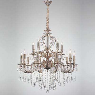 Люстра подвесная Lucia Tucci BARLETTA 1730.15 coffe gold