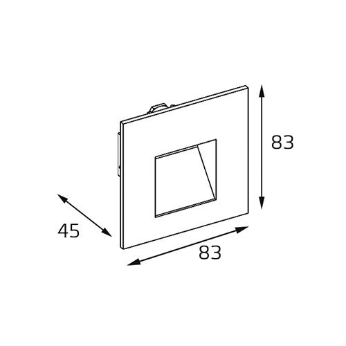 Подсветка для лестниц Italline DL 3019 white