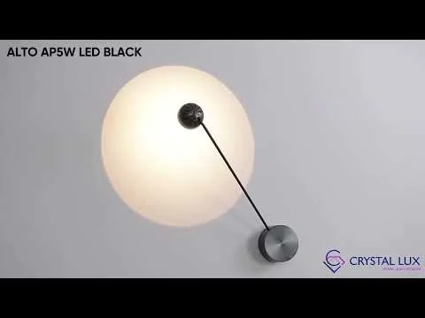 Бра Crystal Lux ALTO AP5W LED BLACK