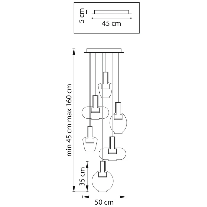 Люстра подвесная Disco Lightstar 792169