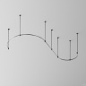 Шинопровод круглый из полукругов Maytoni Busbar trunkings Flarity TRX154-2SR-D1200-B