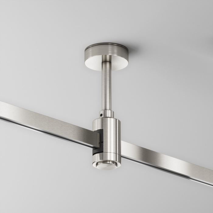 Крепление потолочное Short 78мм с вводом питания Flarity платина Maytoni TRA156C-B1-PT