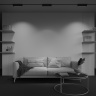 Трековый светильник Maytoni Points Rot TR010-1-10W4K-M-B