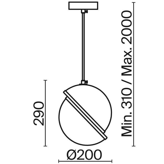 Подвесной светильник Freya Element FR5181PL-01BS