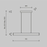 Подвесной светильник Maytoni Step P010PL-L23G3K