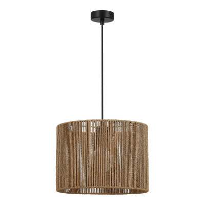 Светильник подвесной бежевый/черный E27 1*40W SLE6024-603-01