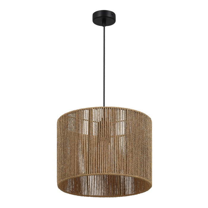 Светильник подвесной бежевый/черный E27 1*40W SLE6024-603-01