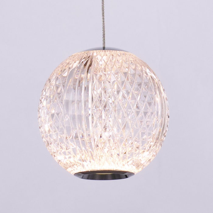 Подвесной светильник Delight Collection Elliot Diamante MD20001012-17A chrome