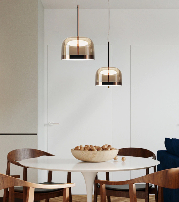 Подвесной светильник Delight Collection Equatore 9705P/L amber/copper