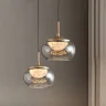 Подвесной светильник Delight Collection MT9128 MT9128-1H gold/smoke