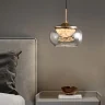 Подвесной светильник Delight Collection MT9128 MT9128-1H gold/smoke