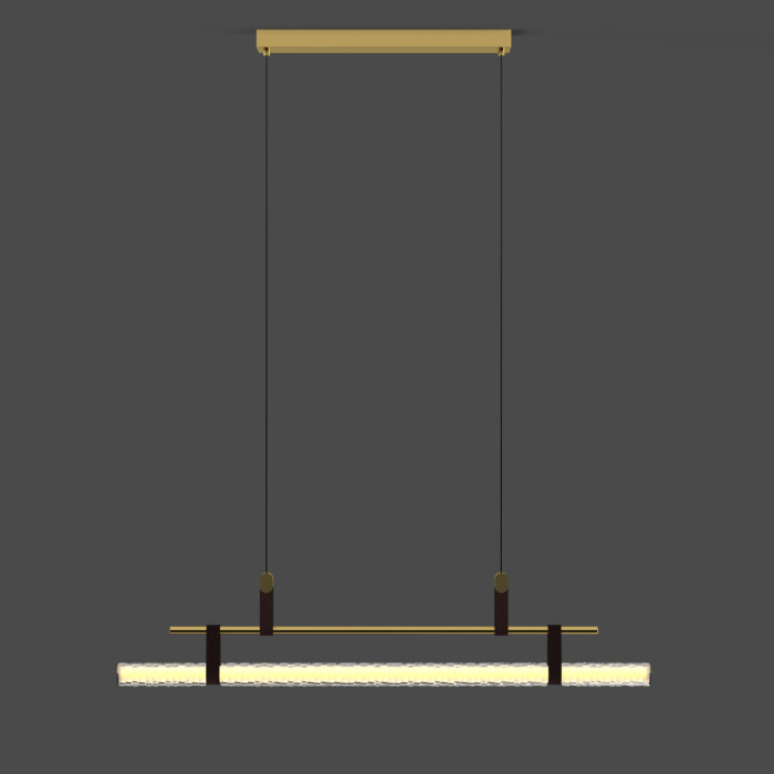 Подвесной светильник Delight Collection 8501P 8501P/L brass/clear