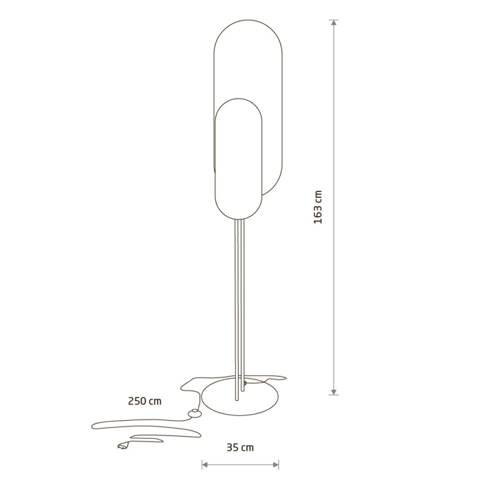 Торшер Nowodvorski Wheel Lux Gold/Black 7646