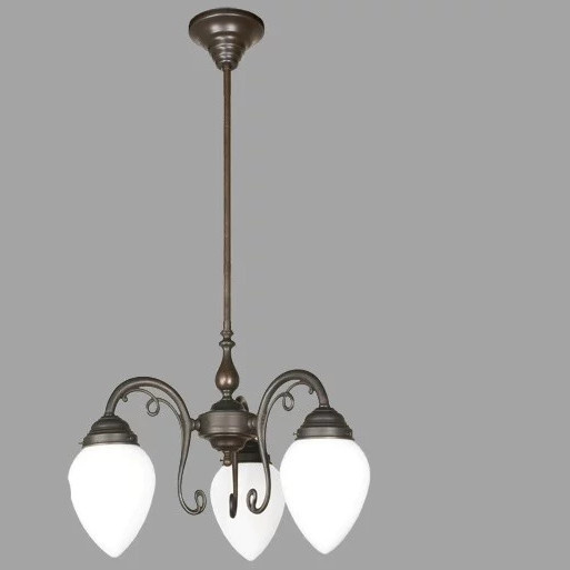 Люстра на штанге Berliner Messinglampen D15-123opA