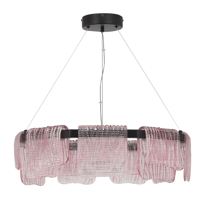 Светильник подвесной ST-Luce черный/розовый LED 1*54W 3000K SL6021.403.54
