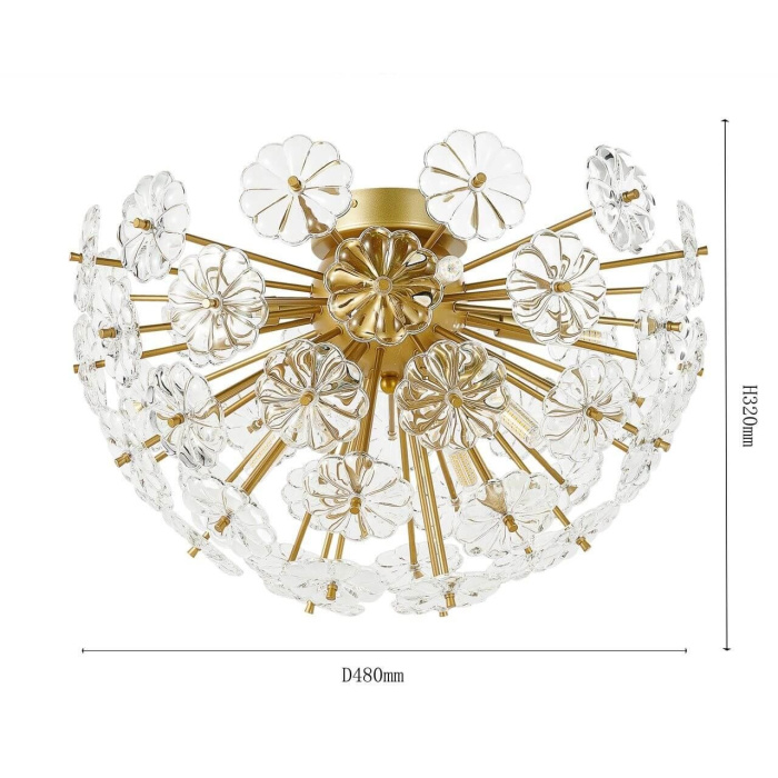 Потолочная люстра Favourite Pienene 2620-8U