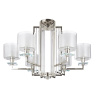 Люстра Crystal Lux NICOLAS SP-PL6 NICKEL/WHITE