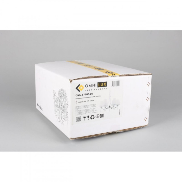 Люстра подвесная Omnilux Breguzzo OML-57703-06