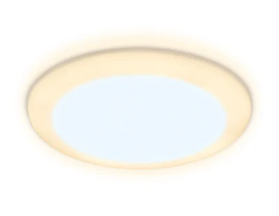 Встраиваемый cветодиодный светильник с регулируемым крепежом и подсветкой Ambrella light DCR301