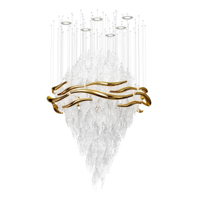 Подвесная люстра L’arte luce luxury Frosty Leaves L63204