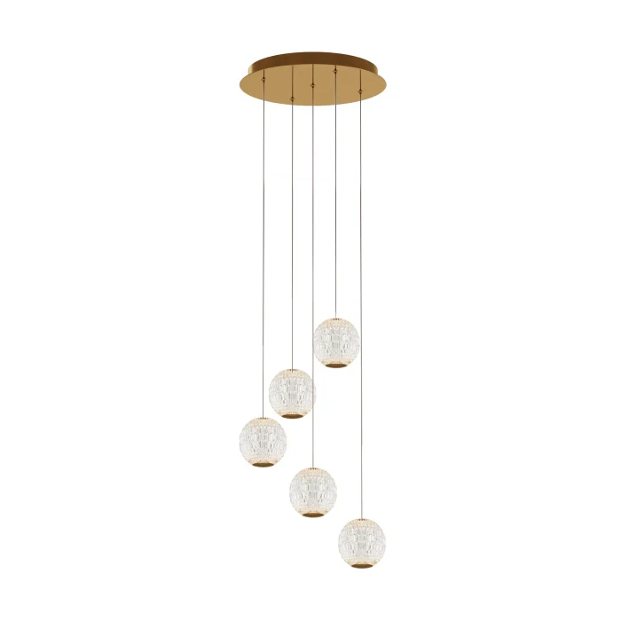 Подвесная светодиодная люстра Maytoni Sapphire MOD293PL-L30BS3K