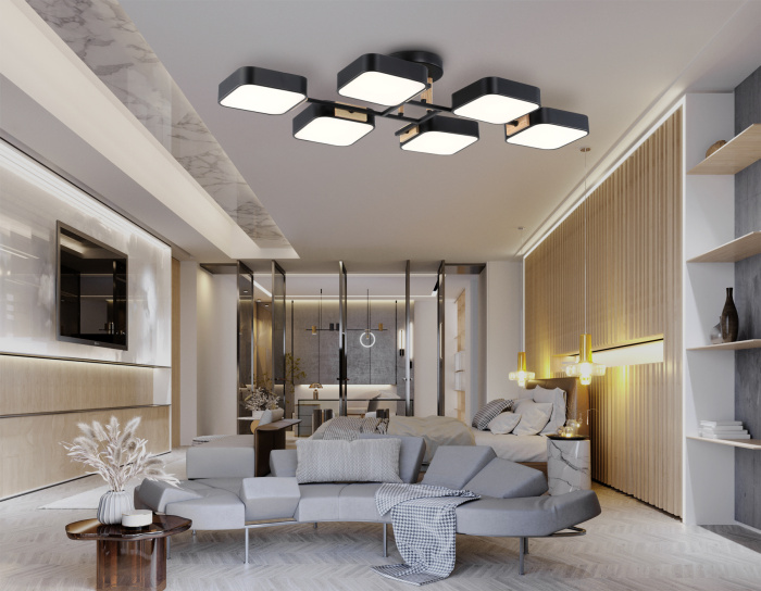 Люстра светодиодная на штанге AMBRELLA light FL4887