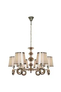 Подвесная люстра iLamp Brooklyn P2401-6 Nickel