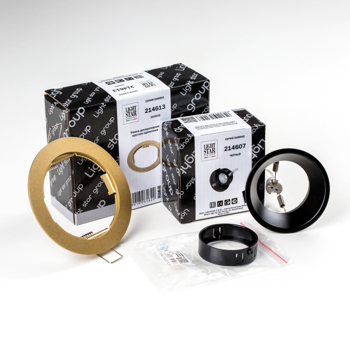 Комплект со светильником Lightstar Domino D61307BMOD