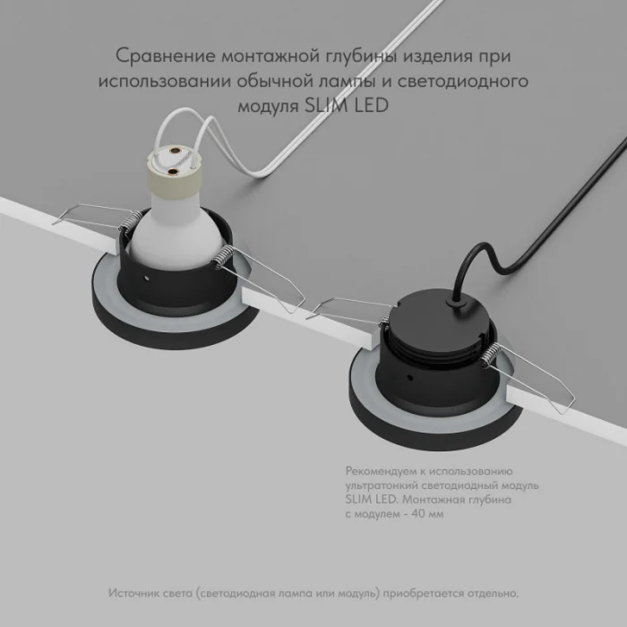 Влагозащищенный светильник Denkirs ENKEL DK3012-BK