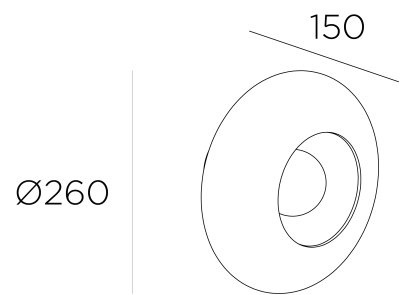 Настенный светильник Leds C4 TRIP GLASS